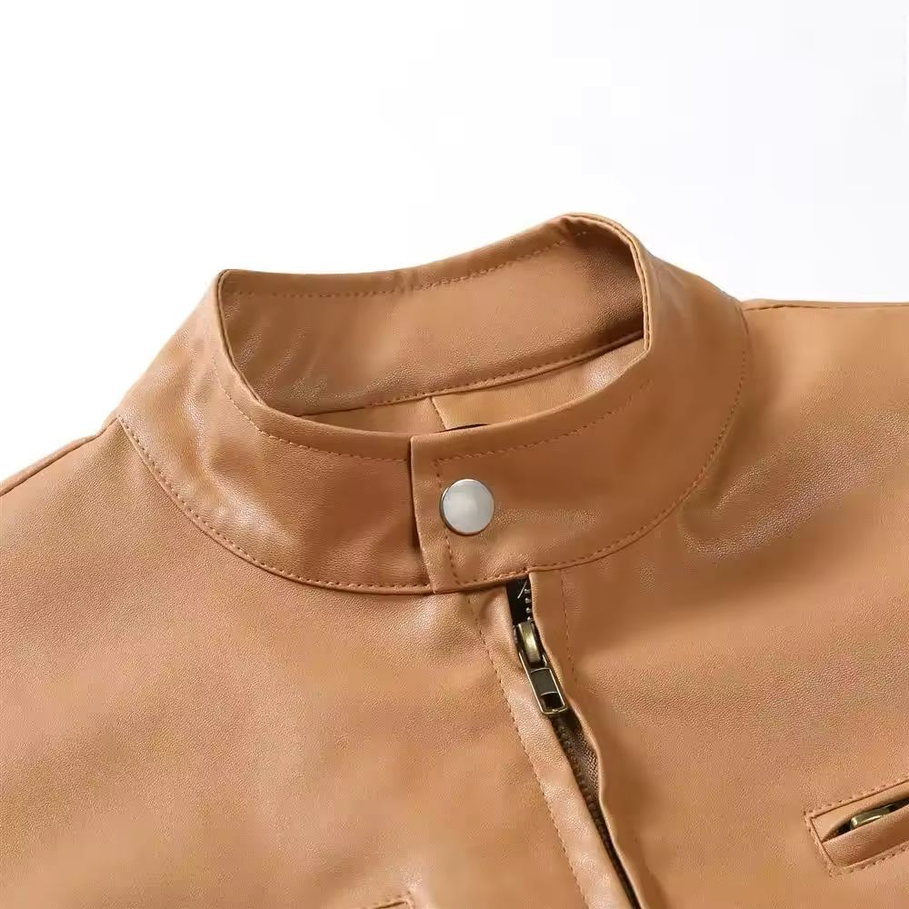 Mens Stand Collar Jacket