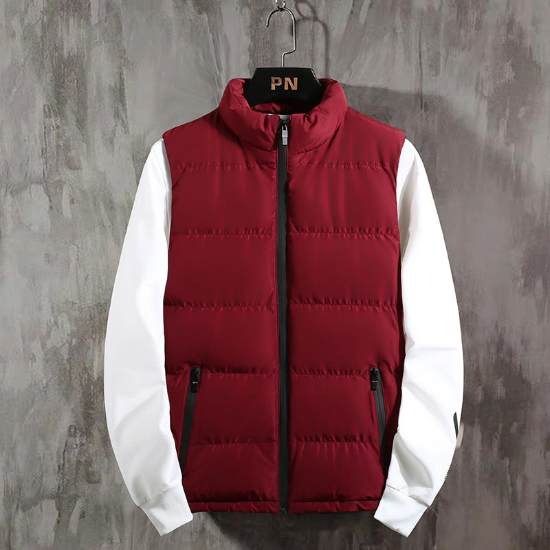 Men's Stand Collar Vest