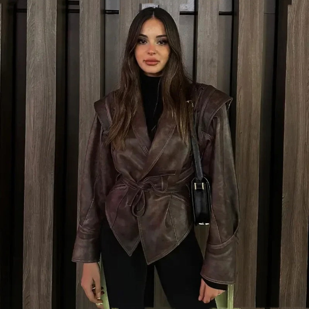 Leather Coat